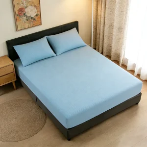 Eco friendly Organic Cotton Pure Silver Fiber Grounding Bedding Cover Earthing Bed Fitted Sheet for Body Relax Healthy Sleep