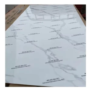 Economic Durable Modern Luxury Eco friendly WPC PVC Marble Wall Panel with Water Fire Proof and 5 Year Warranty