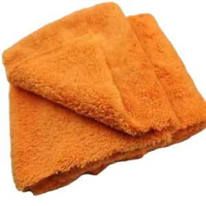 Edgeless Detailing Microfiber Car Sewing Towel Clean Plush Towel 500GSM Car Washing Dry Towels Microfiber Cleaning Cloth