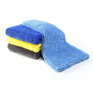 Edgeless Microfiber Car Towel Drying Coral Fleece Super Absorbent Car Wax Towel