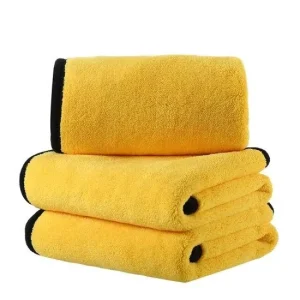 Edgeless Microfiber Twisted Car Wash Towels Double Drying Microfibre Care Detailing Auto Cleaning Super Absorbent Cloth