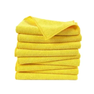 Edgeless Microfiber Wash Towel Custom Printed Square Cloth for Quick Car Detailing Glass Polishing and Home Cleaning