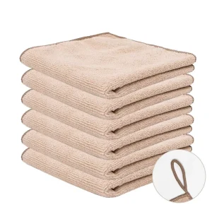 Edgeless Warp Knitted 400gsm Soft Microfiber Car Towel Scratch Free Paint Safe Lint Free Auto Detailing Drying Cloth