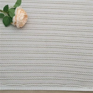 Elastic Fabrics Polyester Spandex Lace Fabric Eco Friendly Knitted for Cloth Garment Decoration Available