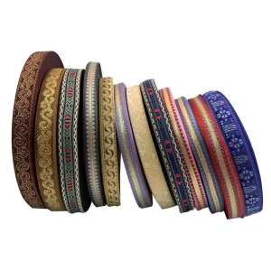 Elastic and Soft Woven Fabric Braided Polyester and Polypropylene Webbing Strap for Clothes Accessories