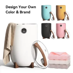 Electric 20L Large Capacity Towel Warmer Bucket Modern Minimalist Style Touch Screen Timer Auto Shut Off Digital Display