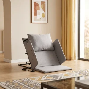 Electric Adjustable Bed Backrest Wedge Pillow Foldable Silent Lifting Support for Elderly Bedridden Patients Home Reading Rest