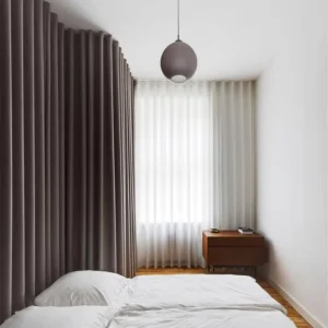 Electric Blackout Curtains Ripple Fold High Quality S Fold Luxury Curtains for Living Room