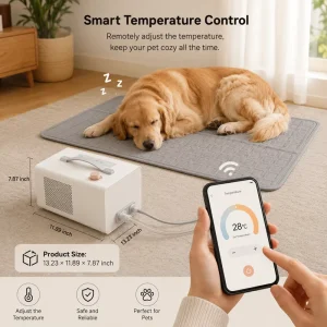 Electric Dual Zone Waterproof Outdoor Water Cooling Mattress Pad Heating Washable RV Compatible Temperature Control System