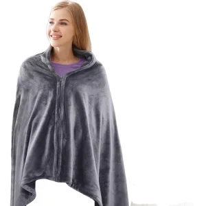 Electric Heated Throw Blanket Machine Washable Weighted Blanket for Home Office Bedroom Living Room Portable Heating Wire