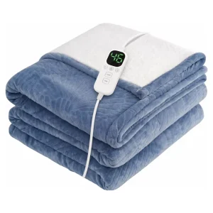 Electric Heated Throw Blanket Twin Queen King Size Soft Fleece Material Temperature Control Smart Heating Blanket