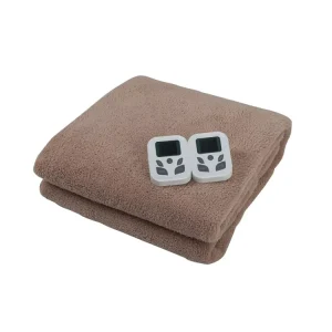 Electric Heating Blanket Acupuncture Cotton Heating Wire Overheat Protection Polyester Household Use 77×80″ ETL Certified