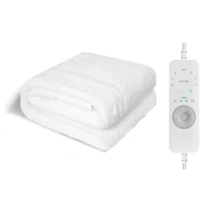 Electric Massage Table Warmer Heating Pad 4 Timer 8 Heat Settings Overheat Protection Machine Washable Remote Control 150x80cm