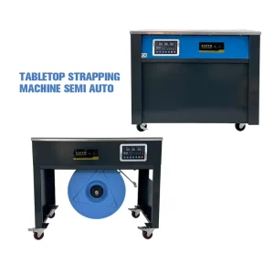 Electric Semi Automatic Heat Sealing Carton Strapping Machine for Corrugated Carton Packaging Transport Plastic PP Strapping