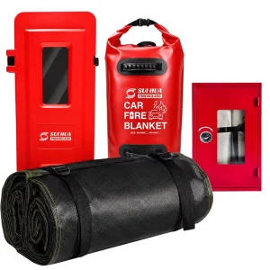 Electric Vehicle Fire Blanket High Silica Fabric Cover for EV Fire Emergency Isolation