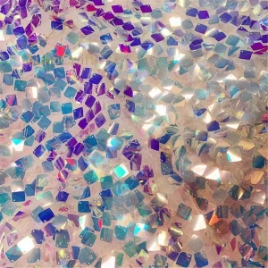 Elegant Costume Decorative Sequined Fabric Wedding Dress Shiny Square Beaded Trimming Mesh Embroidery Textile Lace Fabric