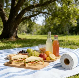 Elegant Disposable Classic Long Strip Eco Friendly Food Grade Paper Table Runner for Durable Party Use