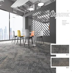 Elegant Jacquard Office Carpet Tiles Soundproof Modular Squares for VIP Reception Room