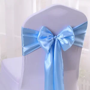 Elegant Luxury Wedding Chair Sash with Butterfly Decoration for Party Event Decorations Home Garden Textiles