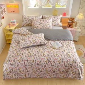 Elegant Versatile Microfiber Sheet Pillowcase Set Geometric Pattern Eco-Friendly Breathable 200TC All-season Bedding Essentials
