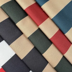 Elegant Woven Plain Upholstery Fabric High Density 400GSM Eco Friendly Tear Resistant For Cushion Fabric