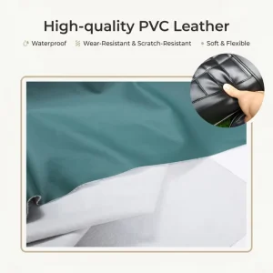 Embossed Decorative Abrasion Resistant PVC Synthetic Leather for Motorcycles Furniture Sofa Use