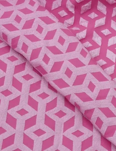 Embossed Grid Jacquard Fabric for Lolita Dress Kidswear Bags and Apparel