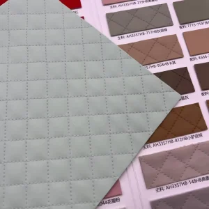 Embossed Pattern PVC Leather Fabric for Handbag Luggage Shoes