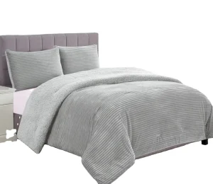Embossed Sherpa Comforter Sets King/Queen Size for South America Market Jacquard Designer Duvet Comforter