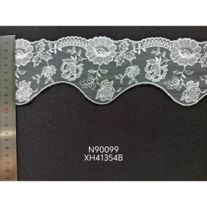 Embroidered 100% Polyester Mesh Fabric Narrow Stripe Sheer Knitted Material Dresses Underwear Home Textile Girls
