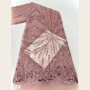 Embroidered Anti-Bacteria Knitted Mesh Fabric 100% Polyester Plain Style Medium Weight 130cm Width for Home Textile Accessories