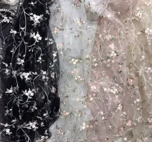 Embroidered Cloth Clothing Accessories Embroidered Embroidery Lace Tulle Fabric Children’s Clothing