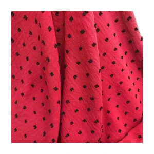 Embroidered Dyed Printing Color 180D Cey Polyester Cut Flower Fabric for Dress Clothing