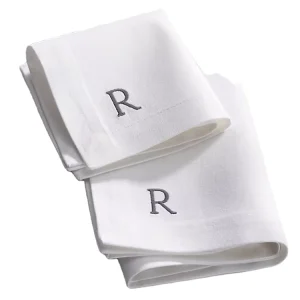Embroidered Table Napkin for Christmas Wedding Party Absorbent Cotton Home Cloth Napkins Tea Towel Kitchen Dining Accessories