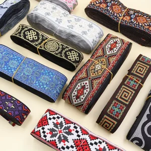 Embroidery Woven Fabric Clothing Accessories Luggage Curtains Decorative Trimmings Garment Ribbon