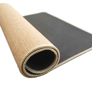 Empty Unprinted White Plain Sublimation Blank Linen Rubber Door Mats