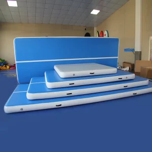 Enforced Webbing PVC Waterproof Air Track Mat Extra Thick Non Slip Inflatable for Gymnastics Dance Yoga and Martial Arts
