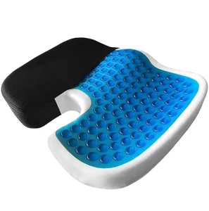 Enhanced Gel Memory Foam Coccyx Cushion Non-Slip Cooling Soft Portable Washable Office Chair Car Seat Cushion