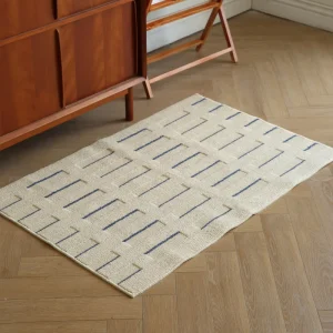 Entrance Hallway Door Mat Cream Bedroom Entry Teen Friendly Light Luxury High End Jacquard Woven Anti Grease Modern