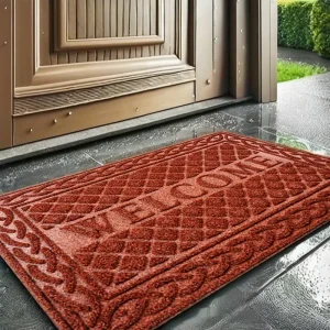 Entrance Modern Washable Cushioned Heavy Duty Dust Removal Floor Mat Welcome Rubber Outdoor Reversible Door Mat