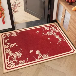 Entryway Doormat Indoor Outdoor Mat for Front Door Entryway Rug for Home Use Festive for New Year Anti slip Mat for Entrance