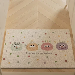 Entryway Doormat for Home Entrance Loop Mat Non slip and Stain resistant Floor Mat Customizable Size Foyer Rug