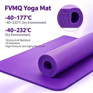 Environment Safe Yoga Mat Elastic Shock Absorbing For Professional Practitioner Indoor Workout Pilates Gear