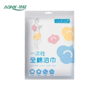 Environmentally Friendly Disposable Bath Towels 100% Cotton Non woven Fabric Disposable Hotel Spa Beach Sauna Use