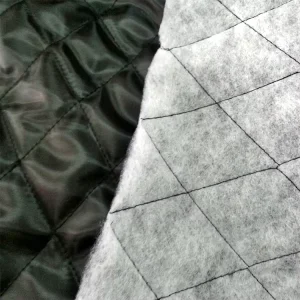 Environmentally High Quality Stretch Woven Lightweight 100% Polyester Waterproof Quilted Fabric White