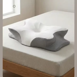 Ergonomic Cervical Memory Foam Pillow Neck Pain Relief Adjustable Orthopedic Bed Pillow Sleeping Support for Side Back Sleepers