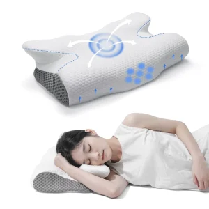 Ergonomic Cervical Solid Smart 1pc Memory Foam Neck Pillows Bed Pillow Sleeping