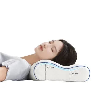 Ergonomic Memory Foam Pillow 200TC 200 Solid Modern for Side Back Stomach Sleepers Custom Logo for Neck Shoulder Pain Relief