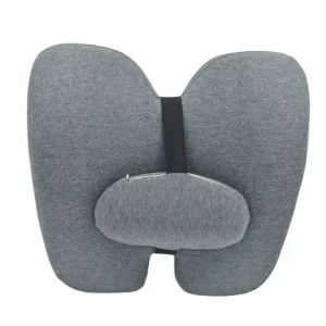 Ergonomic Memory Foam Seat Cushion Protective Buffer Fabric Outdoor Airplane Car Reading Bed Rest Pillow