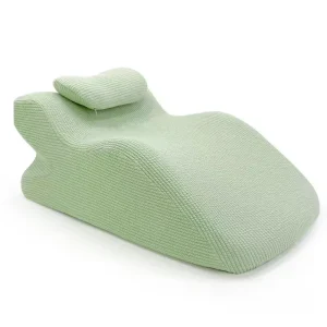 Ergonomic Memory Foam Wedge Pillow Orthopedic Bed Pillow with Massage Features for Reading Back Support in Bed